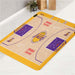 Lakers Basket bath rugs