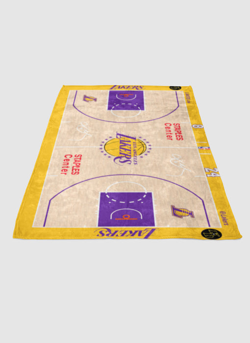 Lakers Basket soft fleece blanket