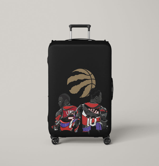 duo player raptors nba Luggage Covers | Suitcase