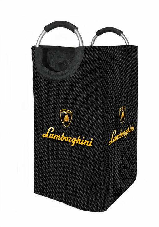 lamborghini logo carbon Laundry Hamper | Laundry Basket