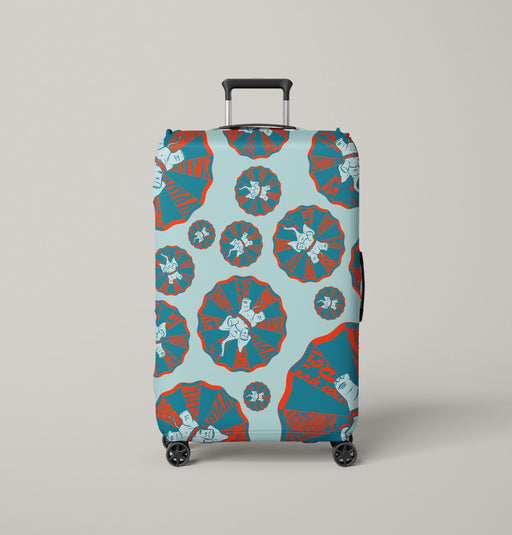 dumbo drop from circuss Luggage Cover | suitcase