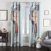 dipper pastel color window curtains