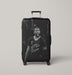 duo tone monochrome kyrie irving cavaliers Luggage Covers | Suitcase