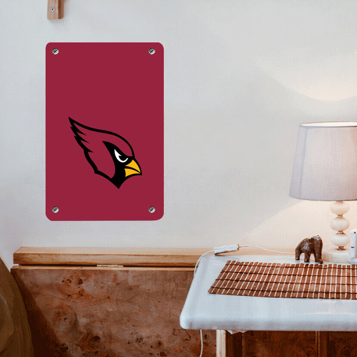 double exposure arizona cardinals Poster Metal print wall art