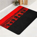 duo tone red dead redemption 2 bath rugs