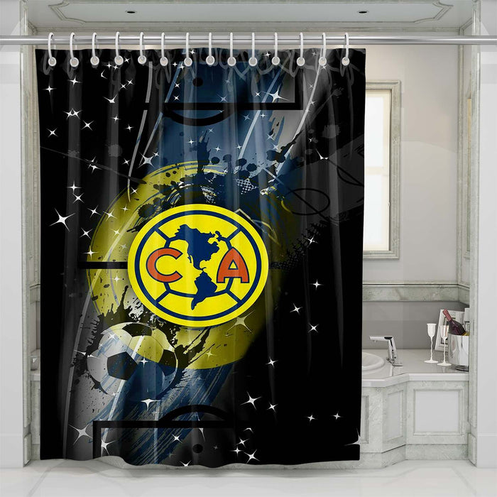 las aguilas club america shower curtains