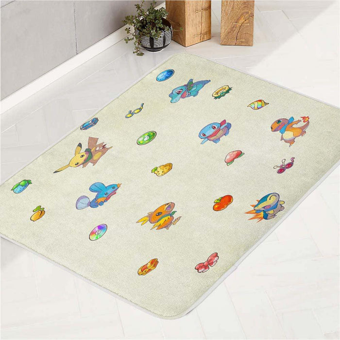 dungeon rescue pokemon series bath rugs