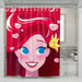 disney girl character shower curtains