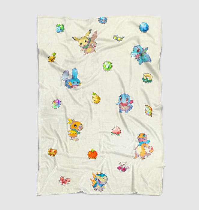 dungeon rescue pokemon series Ultra soft fleece blanket