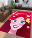 disney girl character Living room carpet rugs