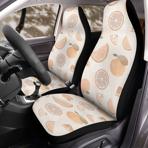 lemon Aesthetic Car Seat Covers