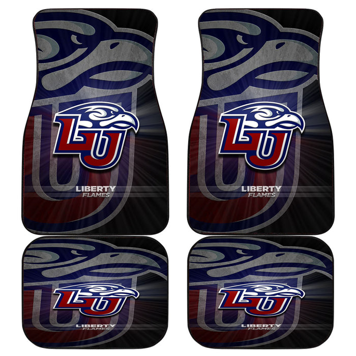 Liberty Flames Car floor mats Universal fit