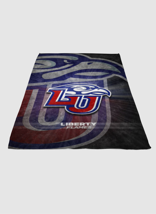 Liberty Flames soft fleece blanket