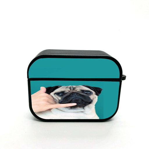 dog calling airpods case