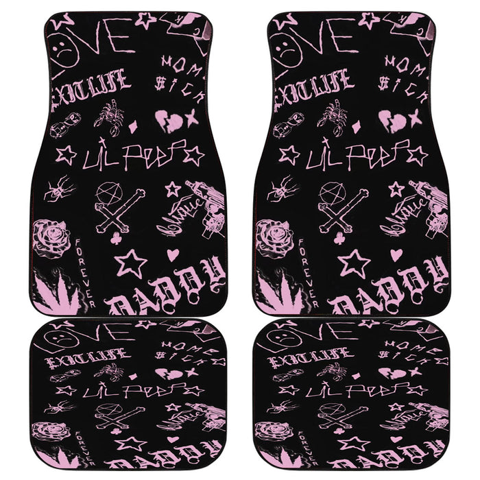 LIL PEEP TATTOO CONCEPT Car floor mats Universal fit