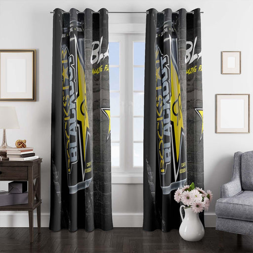 drink rockstar blackout window Curtain