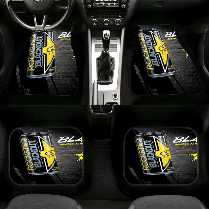 drink rockstar blackout Car floor mats Universal fit