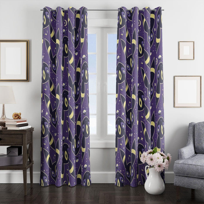 eevee boo species pokemon window Curtain