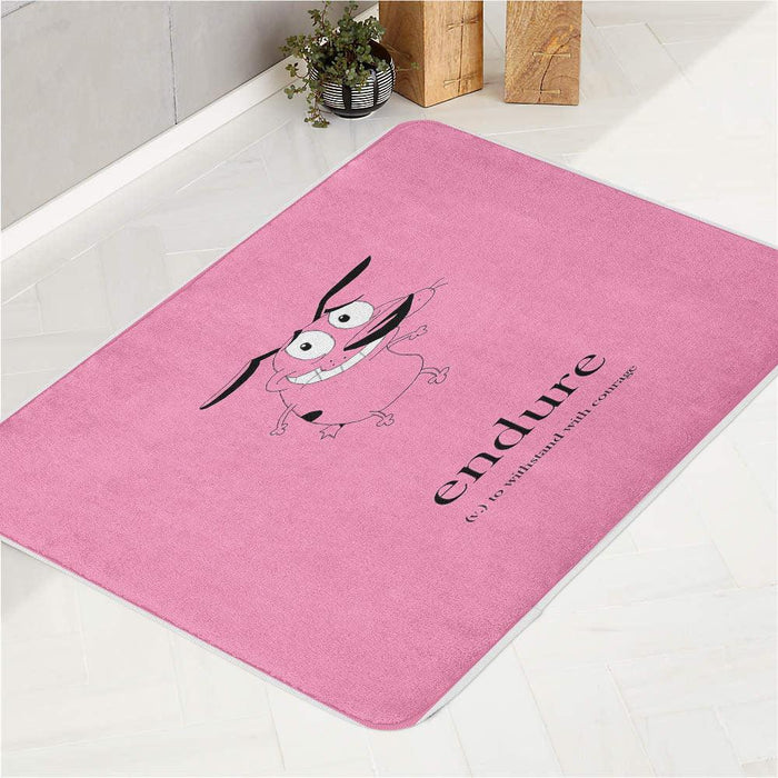 endure courage the cowardly dog animation series bath rugs