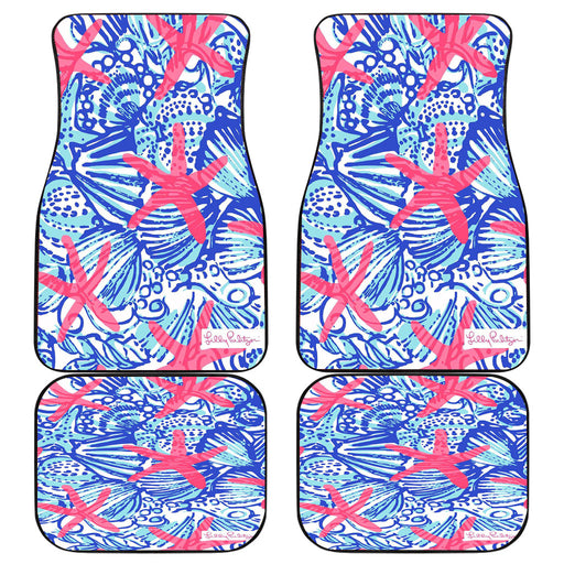 Lilly Pulitzer Pretty Escape Car floor mats Universal fit