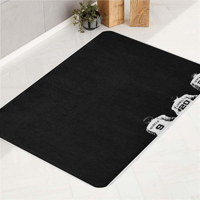 duncan ginobli and parket friendship nba bath rugs