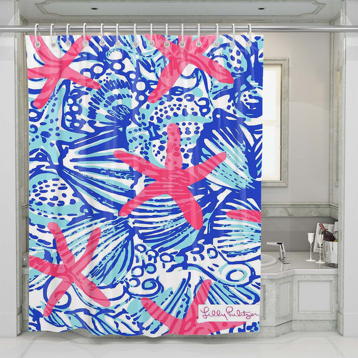 lilly pulitzer pretty escape shower curtains