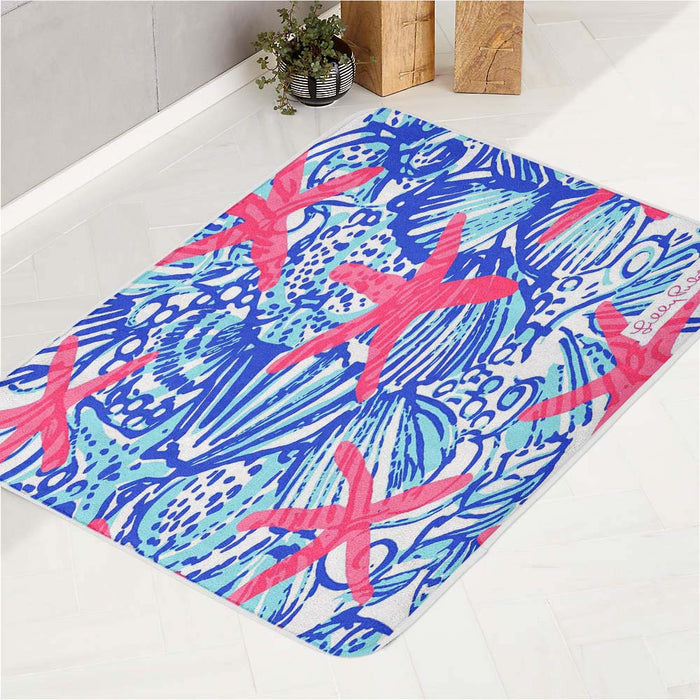 Lilly Pulitzer Pretty Escape bath rugs