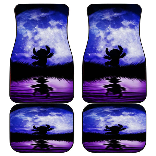 lilo and stich moon silhouette Car floor mats Universal fit