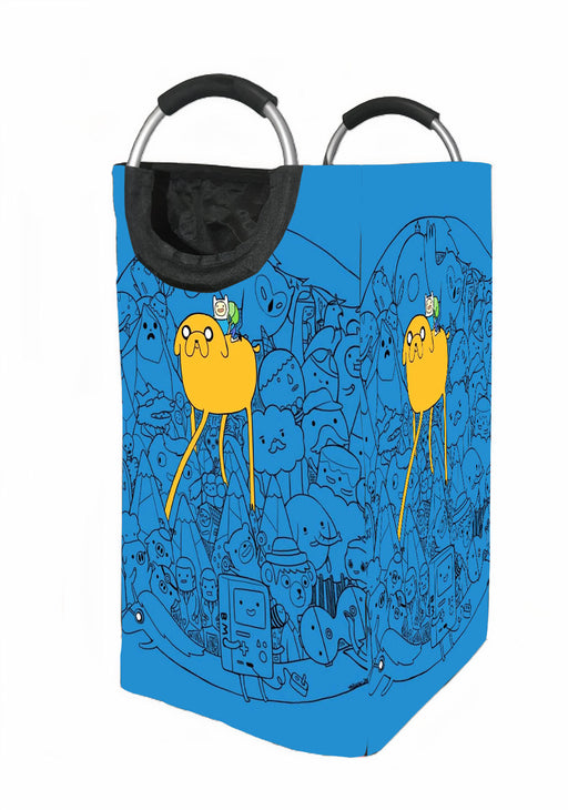 doodle adventure time Laundry Hamper | Laundry Basket