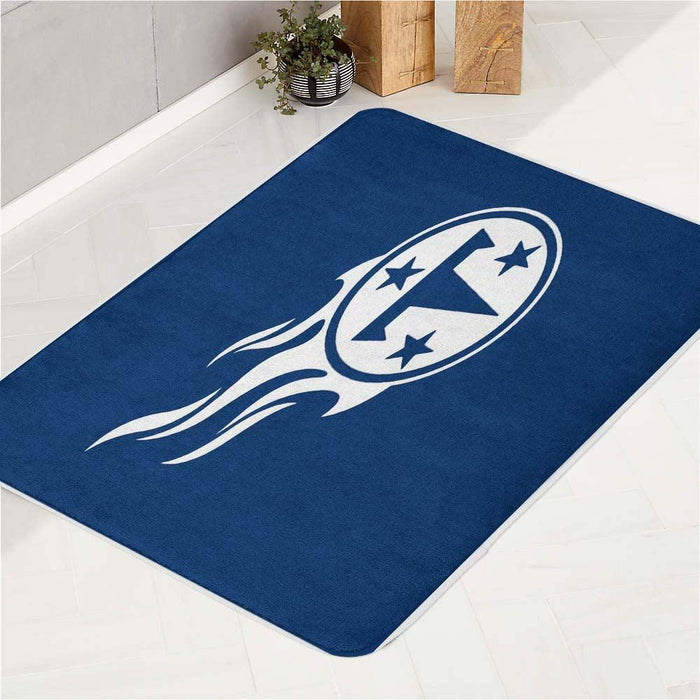 duo tone of tennessee titans bath rugs