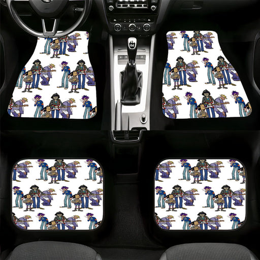 electronic virtual band gorillaz Car floor mats Universal fit