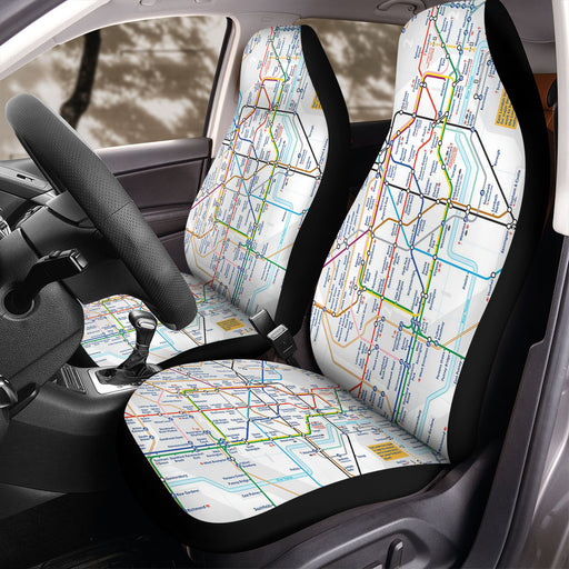 london tube map Car Seat Covers