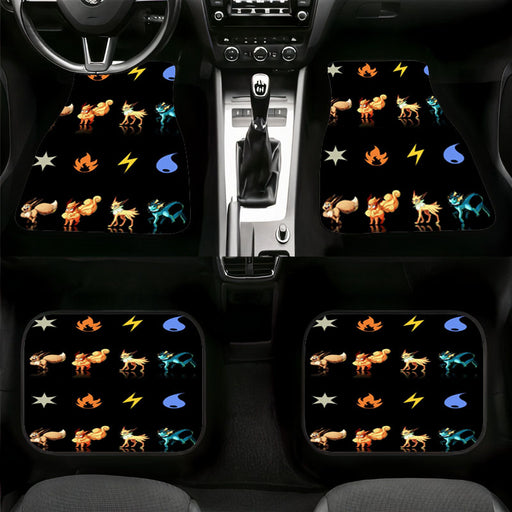 elements of pokemon species Car floor mats Universal fit