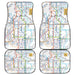 london tube map Car floor mats Universal fit