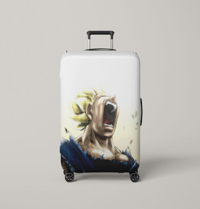 energy vegeta dragon ball z Luggage Covers | Suitcase