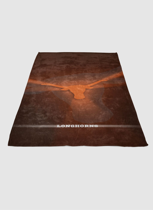 Longhorns soft fleece blanket