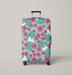 elephant dumbo cute with flower Luggage Cover | suitcase