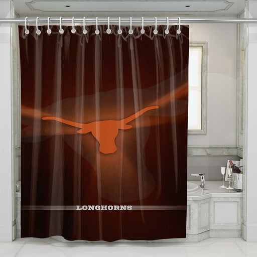 longhorns shower curtains