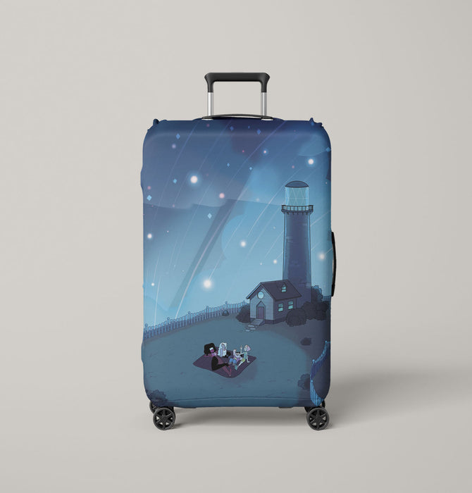 enjoy the night with steven universe Luggage Covers | Suitcase