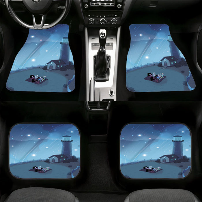 enjoy the night with steven universe Car floor mats Universal fit