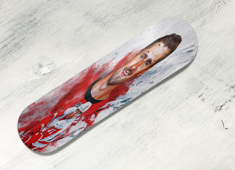 Dylan Larkin Splattered Color Skateboard decks