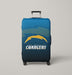 los angeles chargers nfl logo 2 Luggage Cover | suitcase