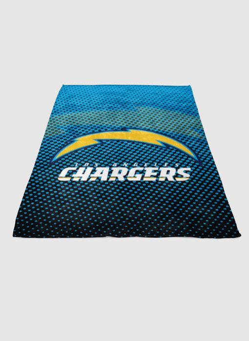 los angeles chargers nfl logo 2 soft fleece blanket