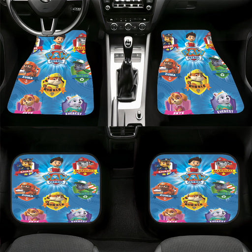 everest and friends from paw patrol Car floor mats Universal fit