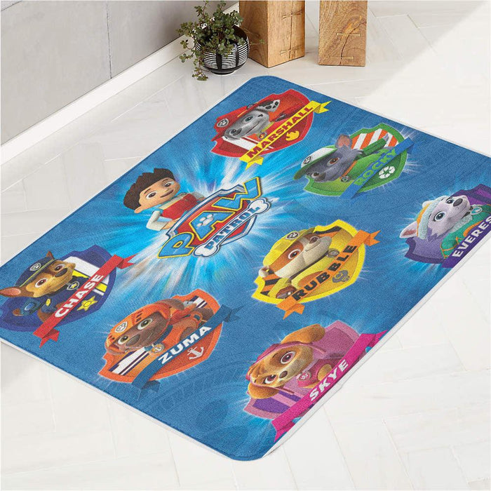 everest and friends from paw patrol bath rugs