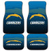 los angeles chargers nfl logo 2 Car floor mats Universal fit