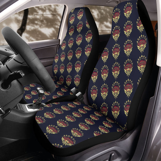 emblem captain marvel soldier Car Seat Covers