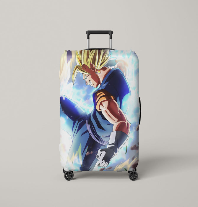 explosion kick dragon ball Luggage Covers | Suitcase