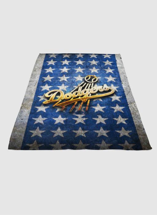 Los Angeles Dodgers flag soft fleece blanket