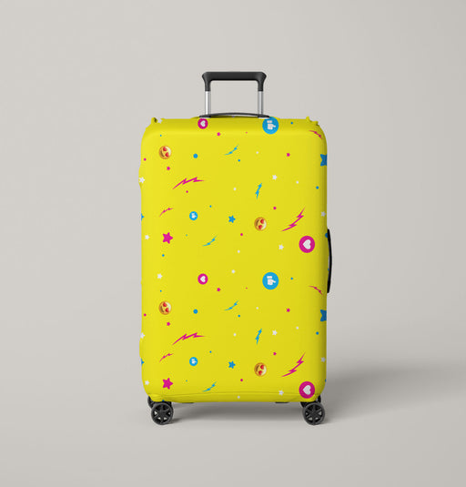 emoji and emoticons pattern Luggage Cover | suitcase